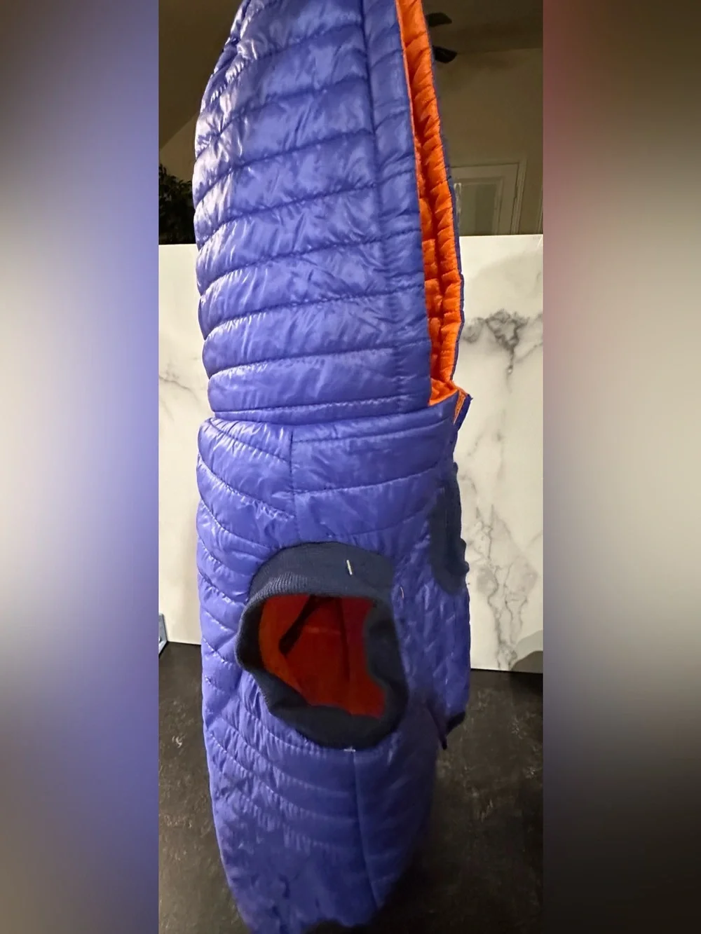 Winter Puffer Dog Coat w/ Temperature Alert